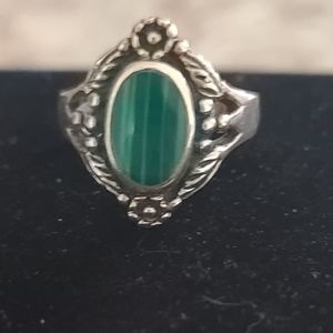 Green Malachite Ring